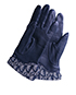 Christian Dior Saddle Gloves, front view